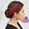 Sparkling Wedding Headband Leaf Design Handmade Wedding Hair Accessories Luxury Elegant Bride Crown Tiaras Wedding Ceremony