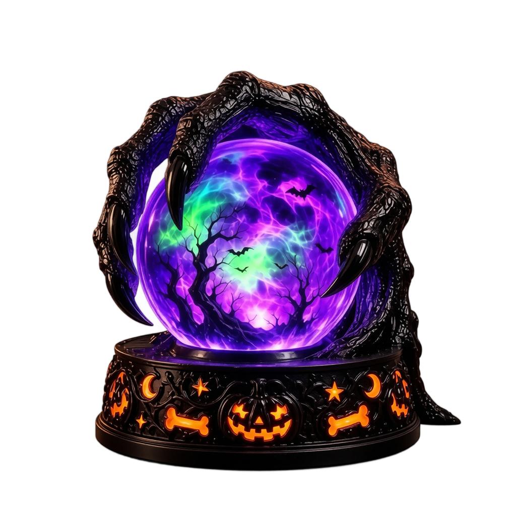 Halloween Witch Ball Light with