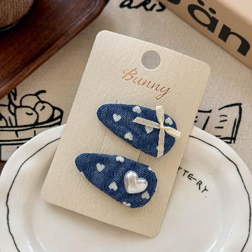 Autumn and Winter Lace Embroidery Bow Children's Hairpin Cute Girl Hair Ring Head Rope Girl Headdress Hair Accessories