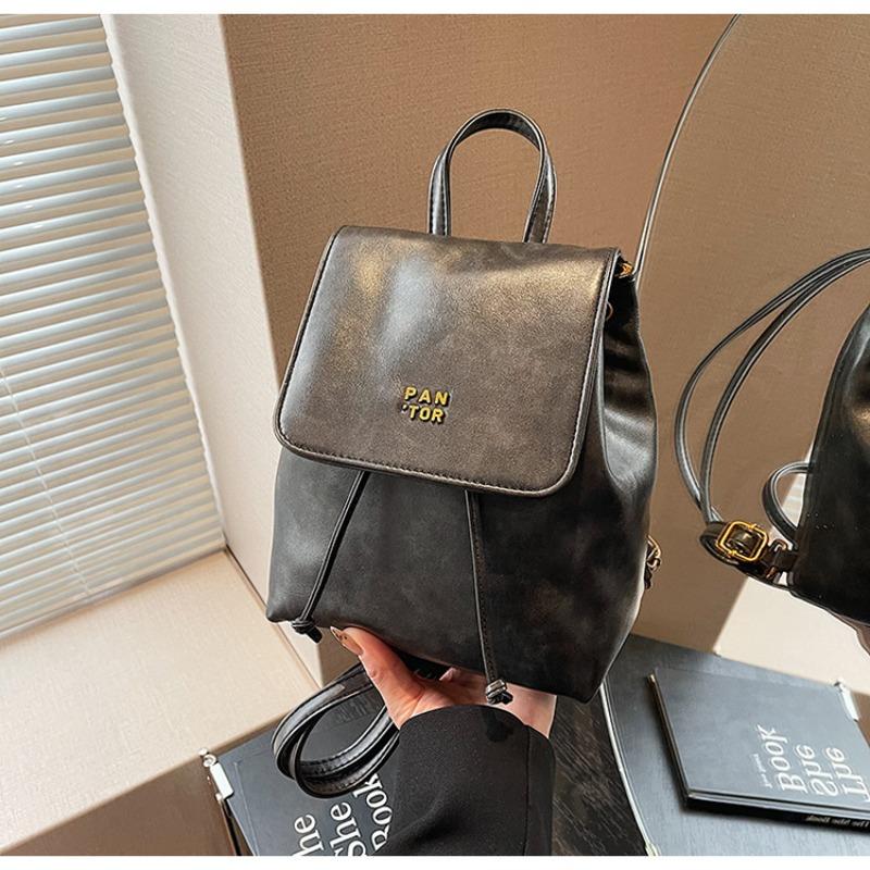 Student class backpack women's winter new trendy fashion student bag high-end portable women's bag