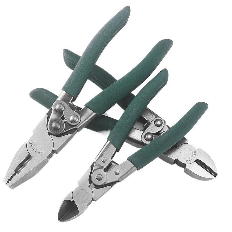 Labor-Saving Steel Wire Cutters: Multi-Functional, Angled, 6" & 8" Lineman's Pliers, Industrial Grade Electrician's Diagonal Cutting Pliers