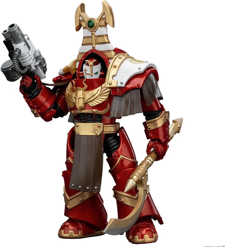 JOYTOY Warhammer Thousand Sons Sekhmet Terminator Cabal Sekhmet Akea Force Weapon Scale Action Figure Finished Product 40,000 (Combi-Melta, Equipped)