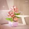 DIY Potted Plants Model Flower Succulents Building Blocks Everlasting Flower Bonsai Tree Gardens Romantic Bricks Kids Kits Toys