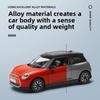 CCA Diecast 1/28 BMW Mini Cooper Alloy Car Model Sound Light Children Boy Diecast Toy Vehicle Collection Miniature Voiture
