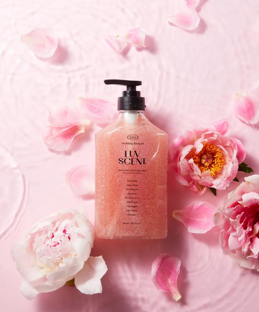 LUV SCENT Perfumed Scrub Body Wash 500ml (4 Options)