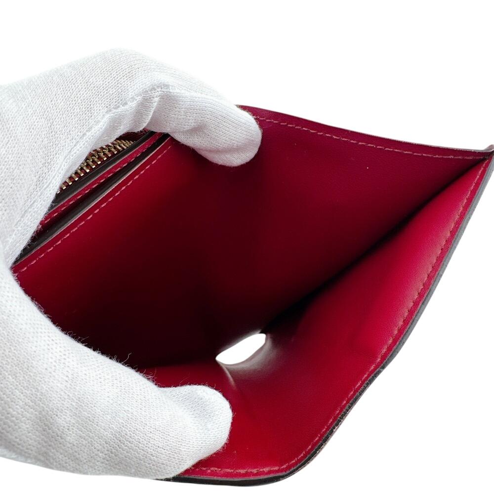 Louis Vuitton M64587 Compact Wallet Monogram Monogram Portefeuille Flore Compact Bifold Wallet Brown Monogram Used