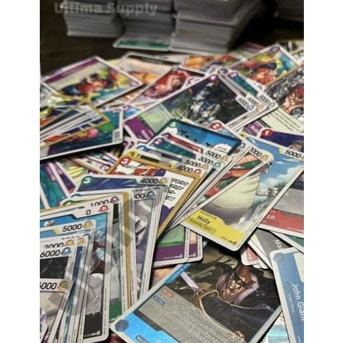 Ultima Supply 50+ Official One Piece Card Game Lot with Foils