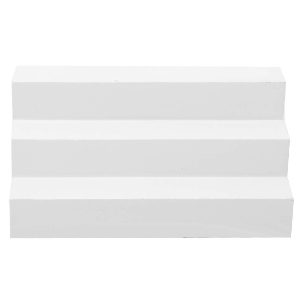 Dollhouse Miniature White Stairs DIY Model Toy Accessory for 1:12 Dollhouse Villa (White Steps)