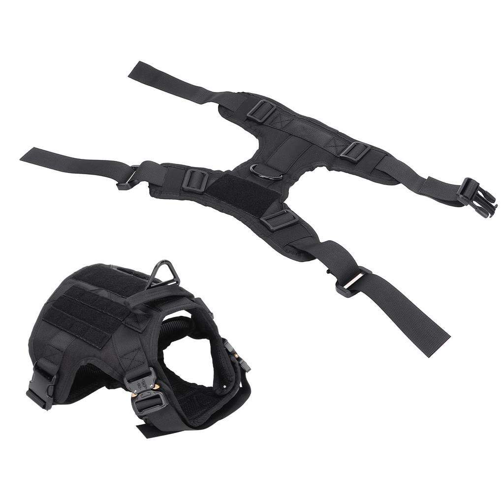 Dog Harness Pet Military Training Vest Harness Vest with Metal Buckle for Medium Large DogXL