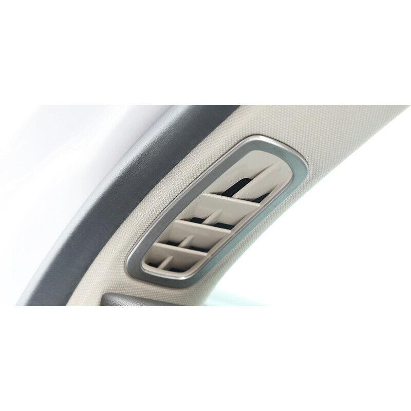 Fit For Lincoln MKZ 17-2020 Silver Titanium A Pillar Air Outlet Vent Cover Trim