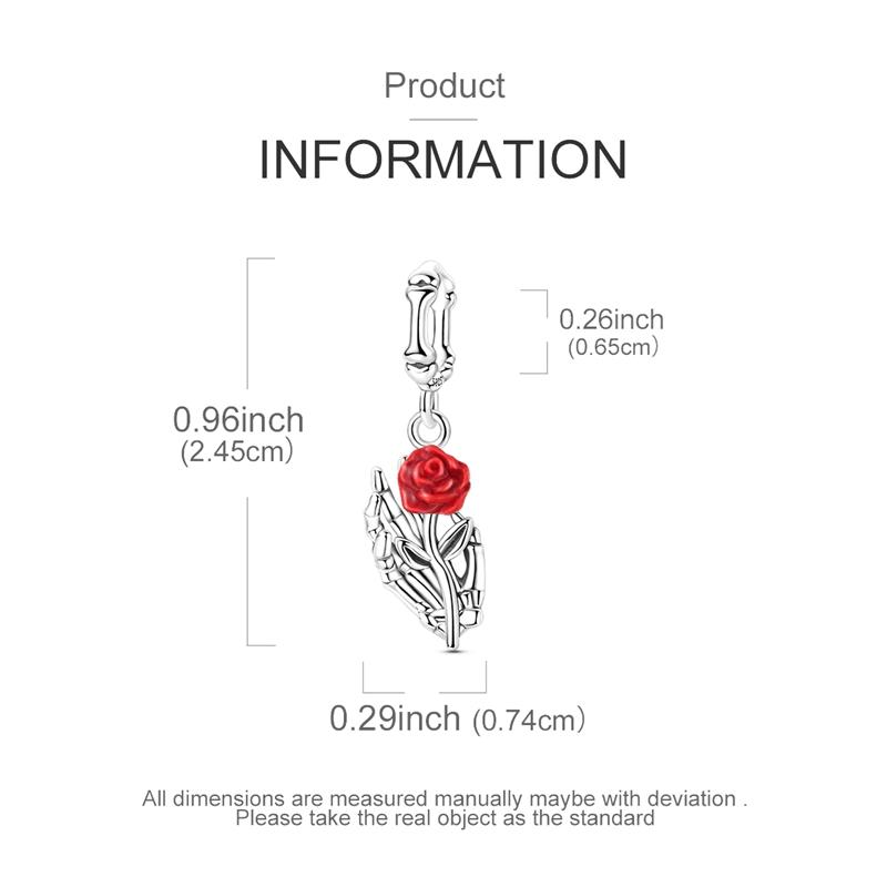 New In Copper Charms Beads Cross Rose Ring Puzzle Pendent Jewelry Fit Original Bracelet For Women Diy Party Gifts