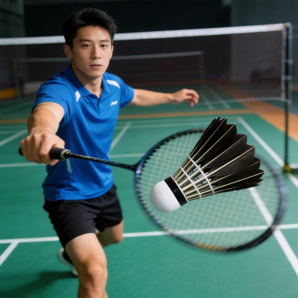 Black Feather Badminton Birdie With Foam Head For Training And Recreation
