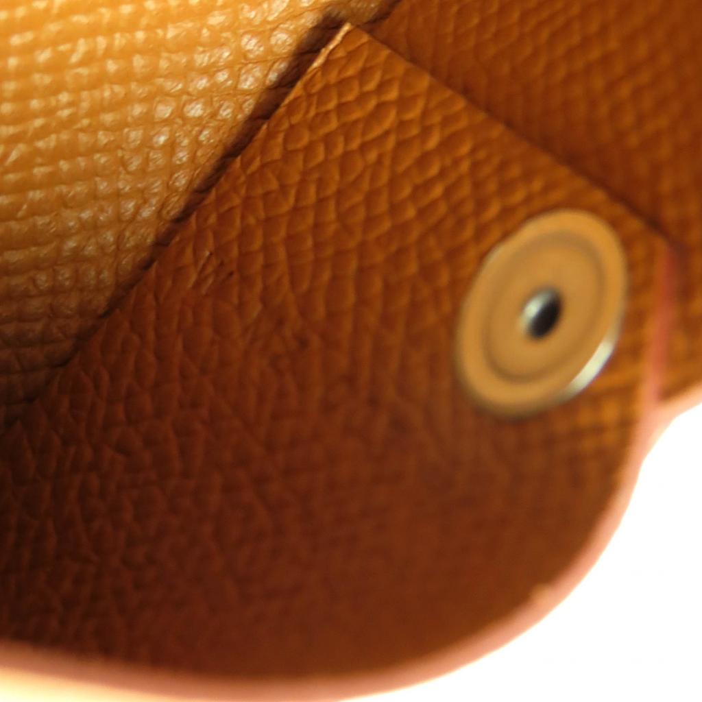 Makelloses HERMES Kartenetui Calvi Epsom Leder Damen Gebraucht