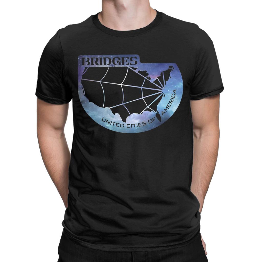 Bridges Death Stranding Logo Outfit Men Women T Shirts Pure Cotton Tee Graphic Print Kojima Tops T-shirt