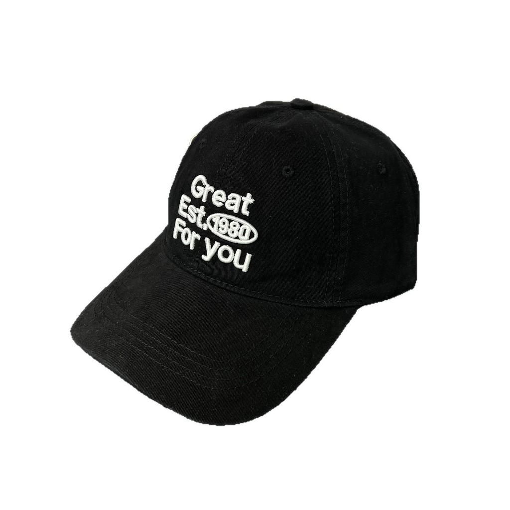 Fashion Casual Cotton Unisex Baseball Hat With Letter Embroidery For Use Outdoor