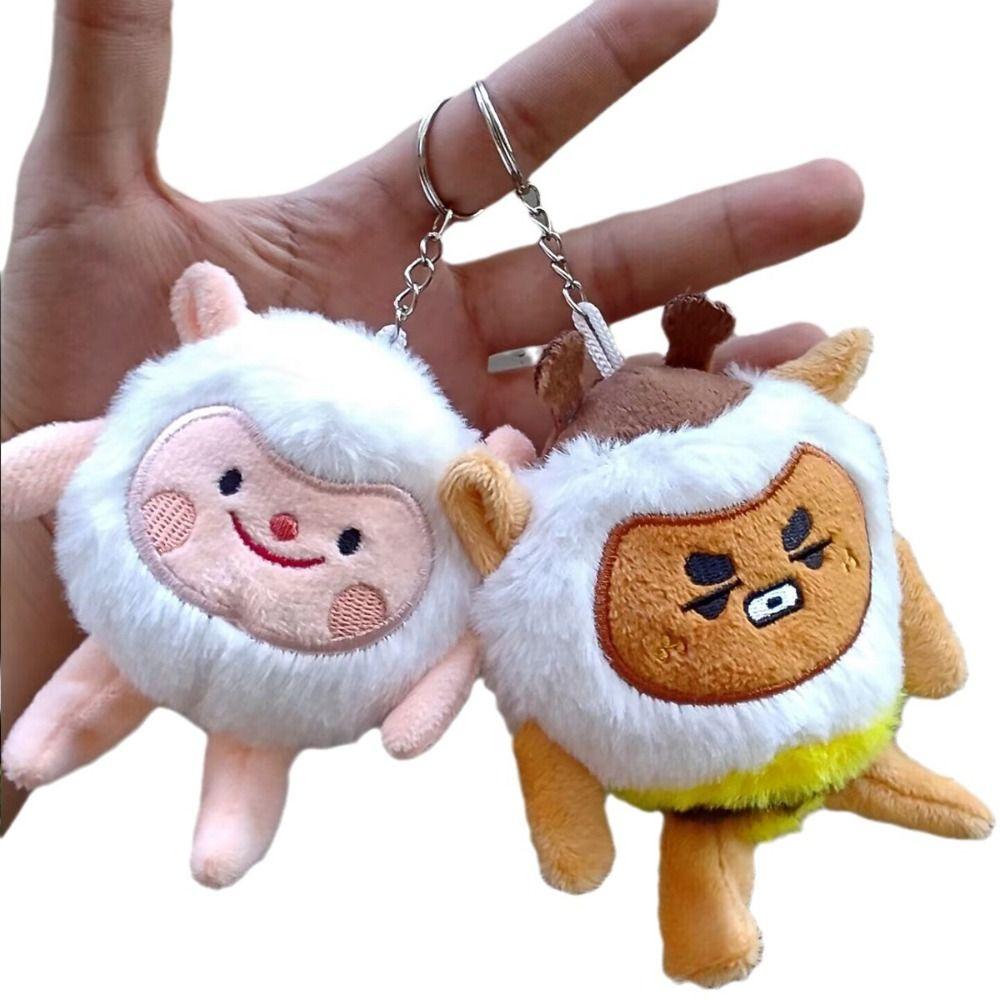 Bee Sheep Cartoon Bee Sheep Plush Pendant Dongdong Sheep Dongdong Sheep Plush Keyring  Kids Gift