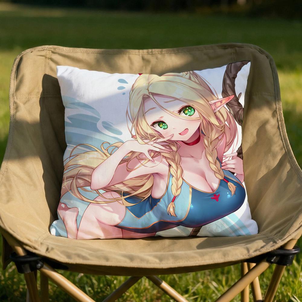 Anime MMarcille Donato Cushion Cover Soft Reversible Durable Pillow Cover MultiScene Use for Home Car Daily Comfort