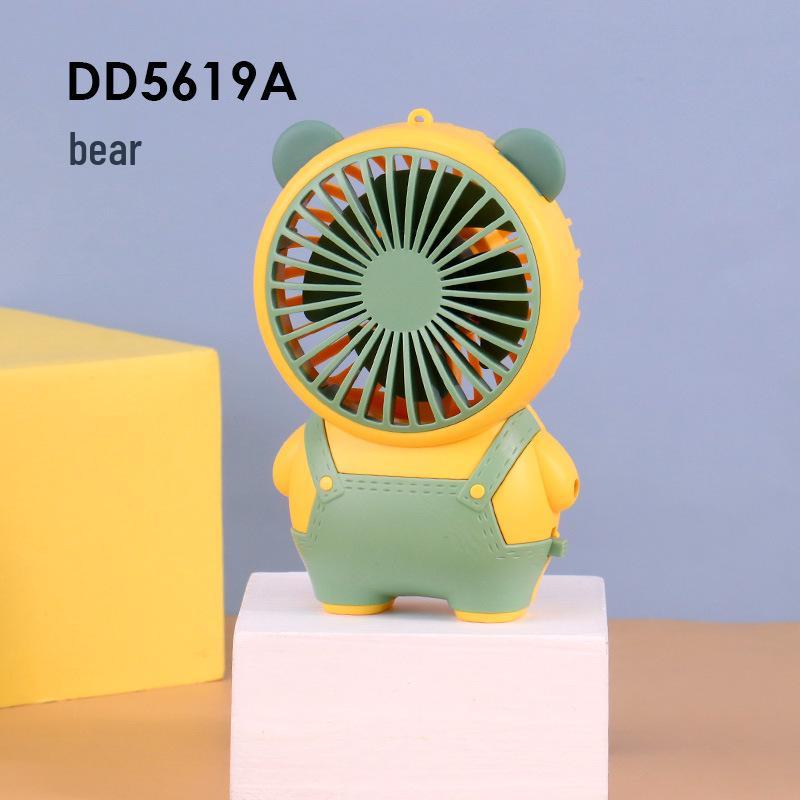Cartoon USB Handheld Mini Fan: Portable Electric Fan for Kids, Students, and Gifts