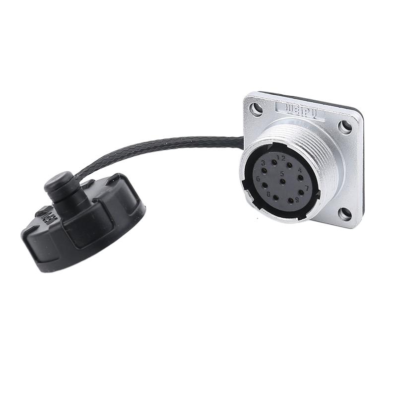 WEIPU WS20 TQ+Z 2 3 4 5 6 7 8 9 12 15Pin Industrial Waterproof Connector AC DC Power Soldering Terminal Wire Electric Connectors