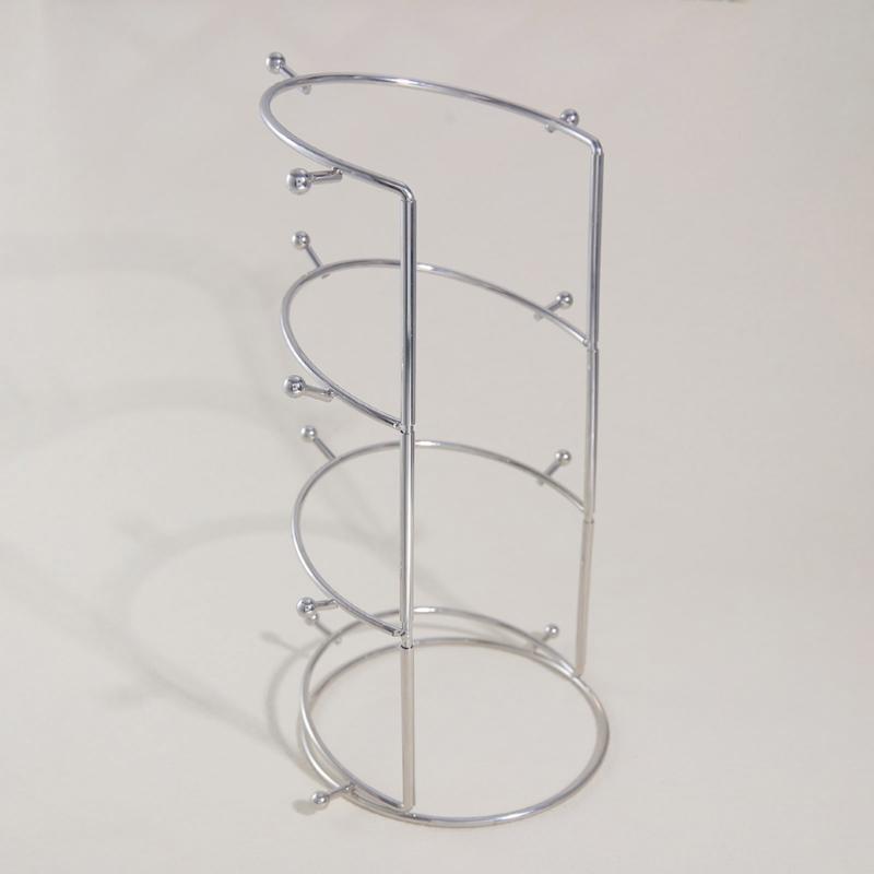 Stylish Crown Storage Stand Detachable Four Tiers Display Shelf for Exhibitions Elegant Crystal Hairband Support Holder