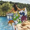 Cartoon S-Sprunki Handtuch Schnelltrocknend Strandhandtücher Sind Geeignet Für Schwimmbäder Camping Yoga Und Das Fitnessstudio