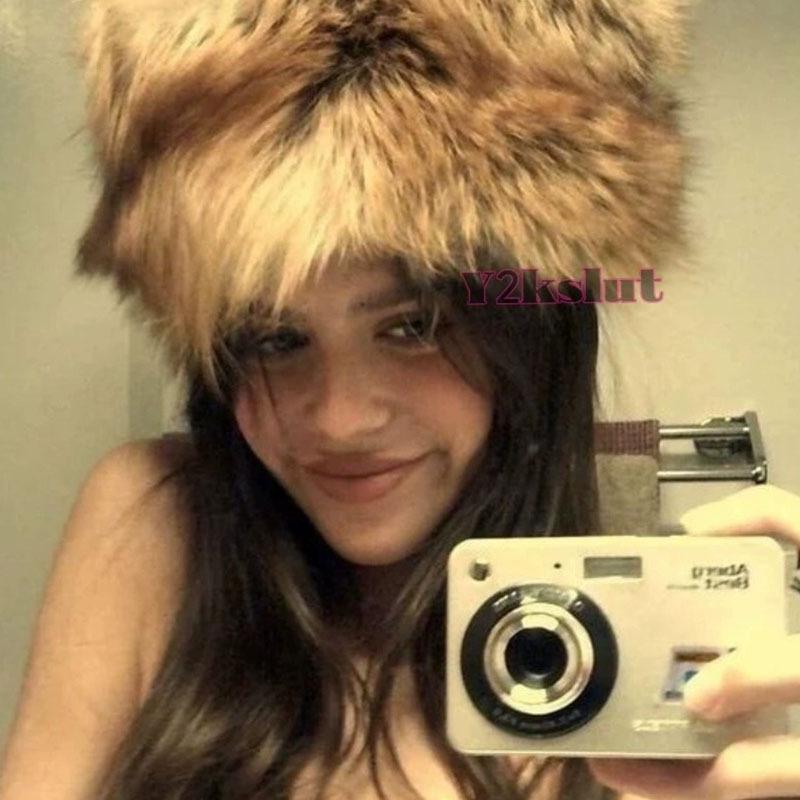 Podzimní a zimní nový dámský klobouk z imitace norkové kožešiny z lišky, dámský zesílený teplý plyšový kbelíkový klobouk