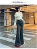 2025 Retro Hong Kong-Style Micro-Flared Slimming Jeans for Women – New Hot Spring & Autumn Fashion