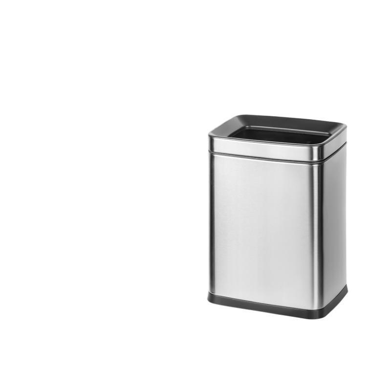Stainless Steel Foot-Operated Bathroom Trash Can