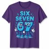 Six Seven Number 67 Cartoon Funny Retro Gamer Style Unisex Tshirt Gift