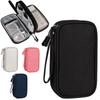 Nylon Storage Bags Double Layer Waterproof Travel Organizer For Earphone Mouse Charger Cable Hard Drives Electronics Accessories