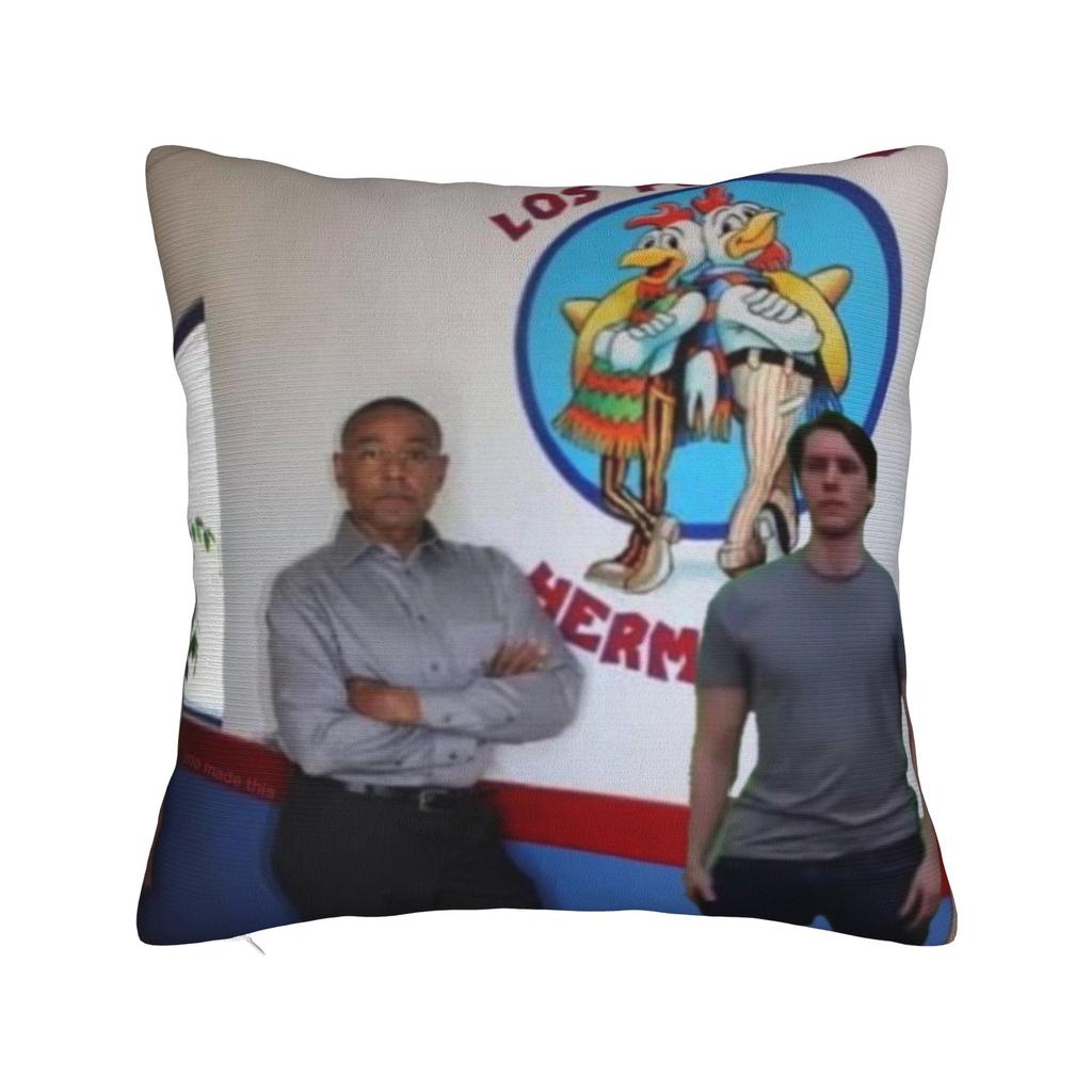 Los Pollos Hermanos Kissenbezug Bequemer Kissenbezug für Sofa Heimdekoration Lustiger Kissenbezug