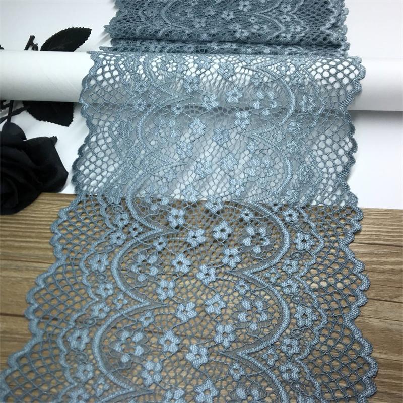 (13 Colors)  Scallopped Elastic Spandex Sewing Lace Fabric for Lingerie, Bra, Underwear, Garment, Wedding Dress & Crafting