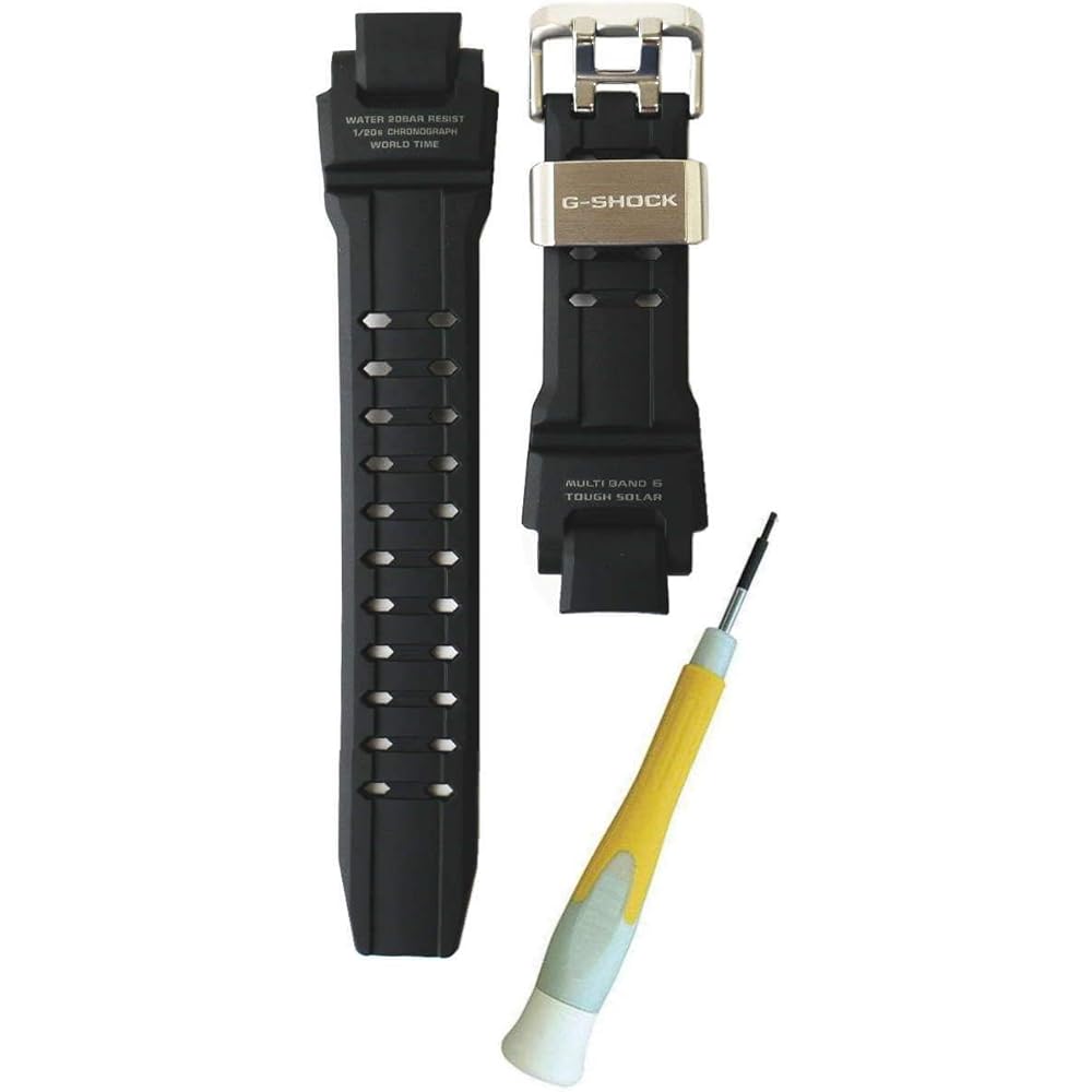 [Casio] Ремешок для CASIO GW-A1000, GW-A1100 (Группа) +Специальная отвертка*Цвет текста: белый