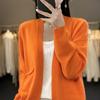 Women S V Neck Loose Knit Cardigan Sweater With Pockets