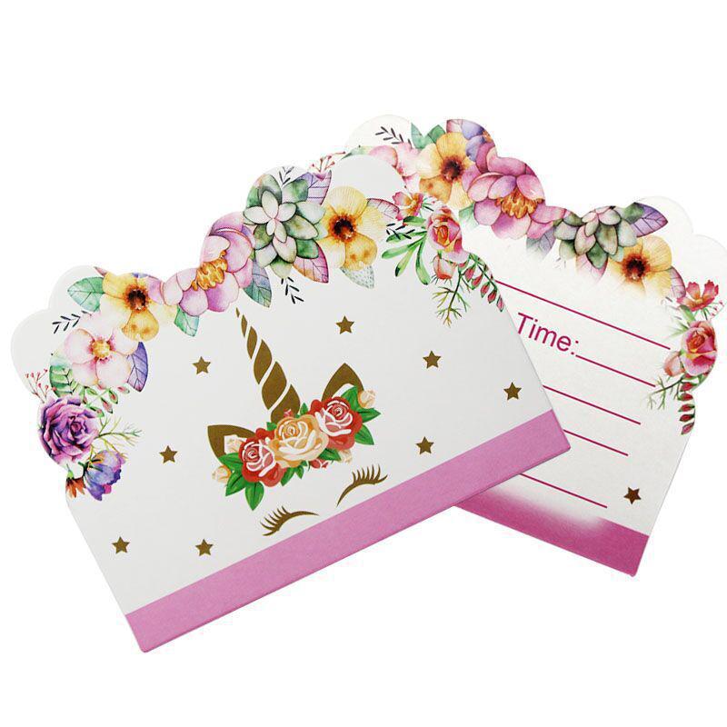 Unicorn Pink Party Set: Paper Plates, Napkins, Utensils, and Tablecloth for Children's Birthday.