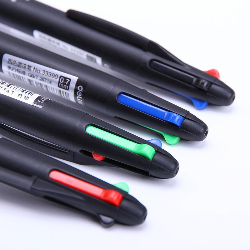 Penna A Sfera Retrattile Multifunzione Con Moschettone E Portachiavi - Punta 0.7mm Blu
