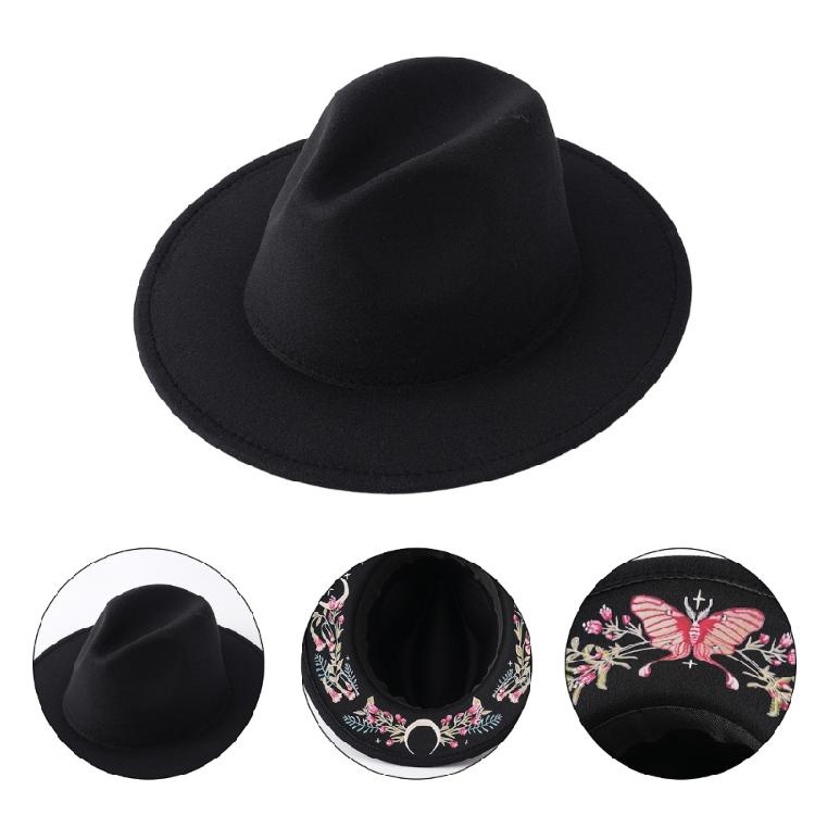 Elegant Round Top Bucket Hat With Bohemian Print And Wide Brims Music Festival Hat Fashion Acessory For Photo Props