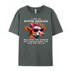 Cow I Try To Avoid Drama Because The Mouth My Mama Gave Me Mens Clothing Short Sleeve T-Shirt Men T Shirts Loose