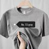 500g Combed Cotton Unisex Solid Color Short Sleeve T-Shirt