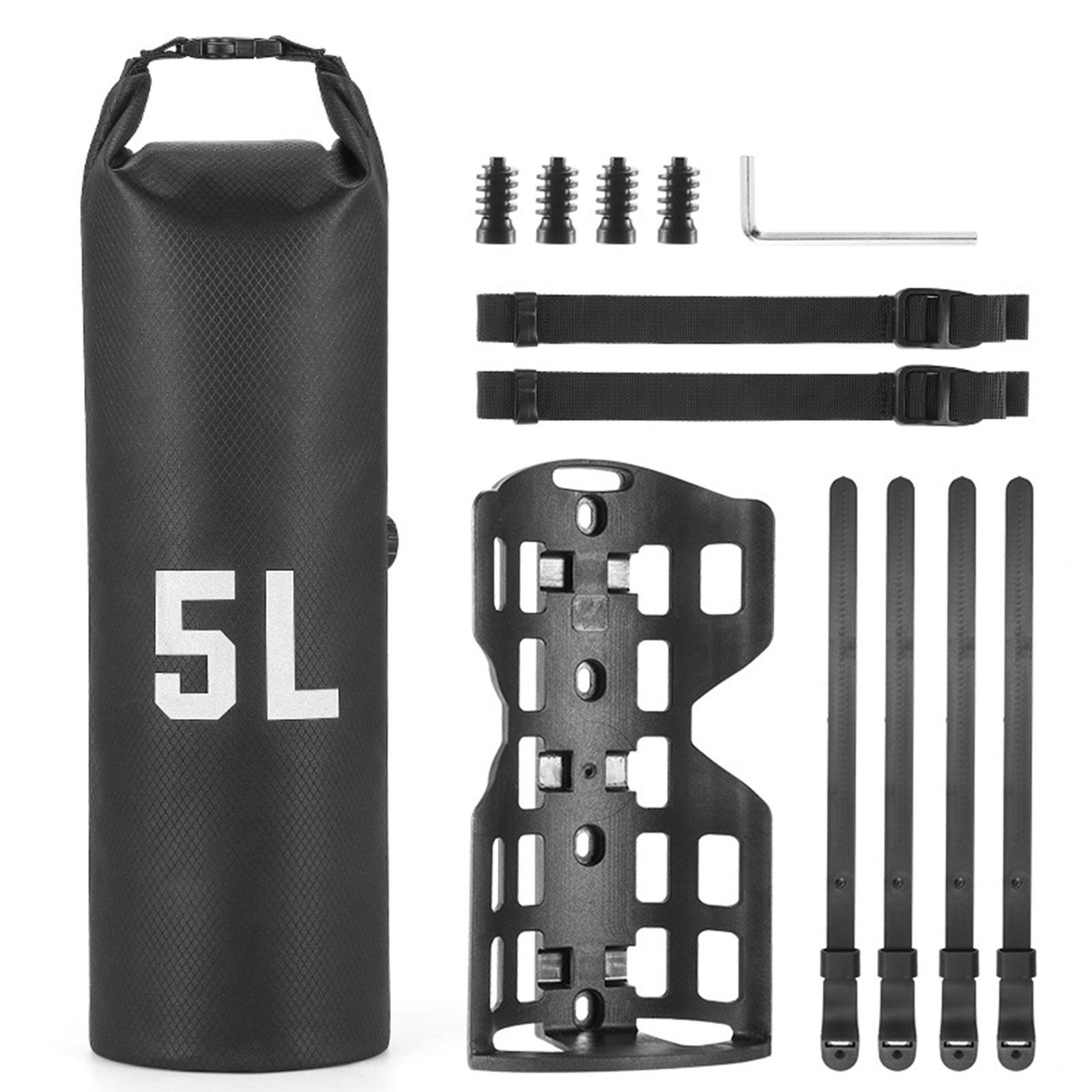 

Waterproofs Bike Front Fork Bag with Front Bike Rack 5L Portable Cycling Pack Bike Panniers for Outdoor Cycling Tours 1