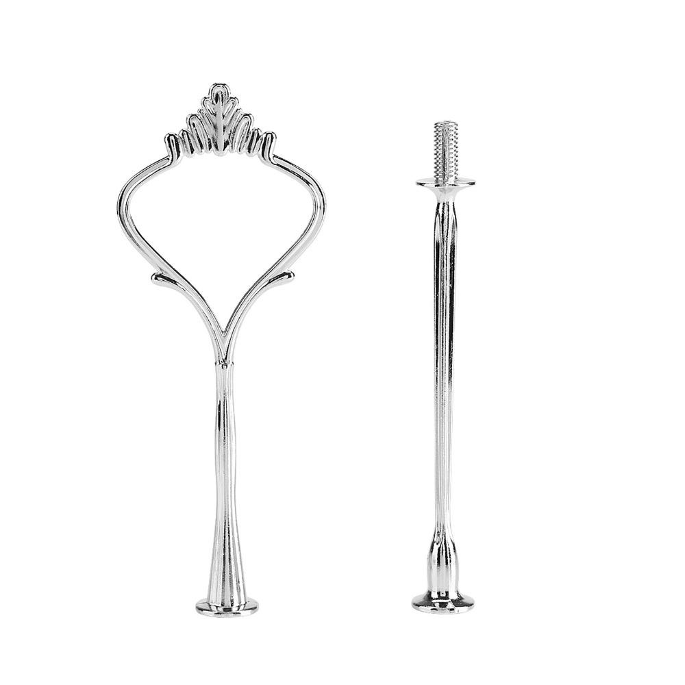 2 Tiers 3 Tier Cupcake Display Holder Zinc Alloy Multi Level Cake Stand Cake Stand Assembly