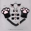 Plush Cat Paw Gloves Lolita Cosplay Costume Cartoon Handwear Soft Furry Fingerless