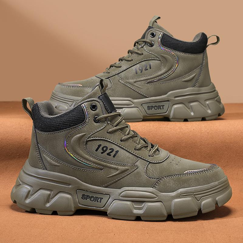 2025 Autumn and Winter New Men's Shoes Martin Boots Versatile Casual Shoes Men's Niche Original Trend Fashion Tooling Men's Boots