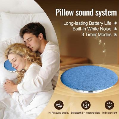 Mini Sleeping Bluetooth Speaker Nature Sound White Noise Soundbar Wireless MP3 Music Player Ultra Thin Timed Shutdown Audio TF Card Player