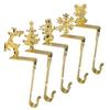 5 PCS Fireplace Hook Christmas Decoration, Christmas Hook, Christmas Atmosphere Home Decoration