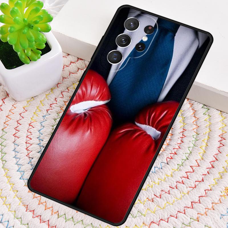 Boxing Gloves Hanging On a Wall Phone Case for Samsung Galaxy Note 10 Pro S26 Ultra S23 S24 FE S25 S21 S22 PLUS Shockproof Cove