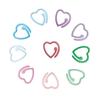 Love Heart Metal Painted Stitch Markers for Knitting and DIY Yarn Projects