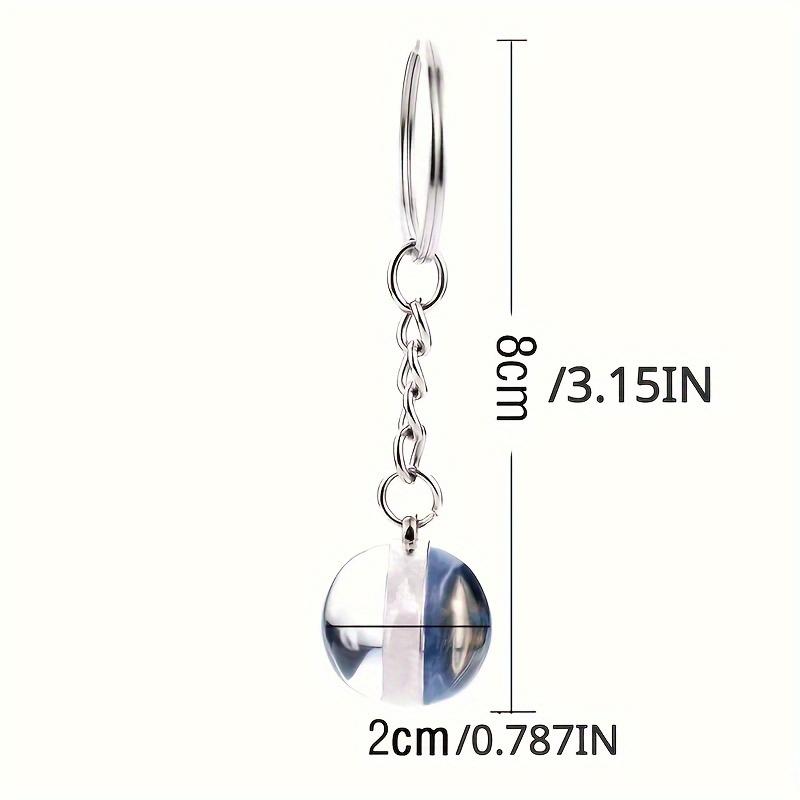 Double-sided Twelve Constellation Luminous Keychain