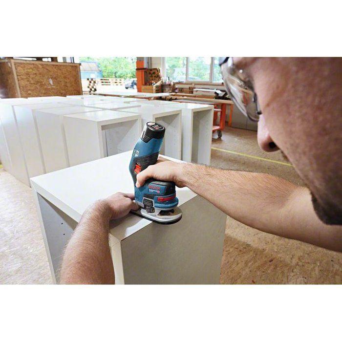 Edge Router - Bosch Professional - GKF 12V-8 - 2 Batteries 3.0 Ah - Cordless - Ergonomic