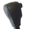 TricoloreExchange DIY Shift Knob Leather Wrap Kit for the Current Atrai Hijet and Hijet Deck Black Leather On Both Black Leather On Top and Bottom